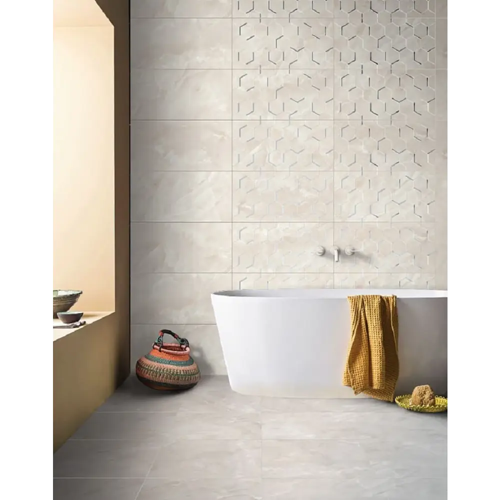 Фото 2 Напольная плитка Kerlife Onice perla 1253tmn 42x42см цвет бежевый Фото 2 Напольная плитка Kerlife Onice perla 1253tmn 42x42см цвет бежевый