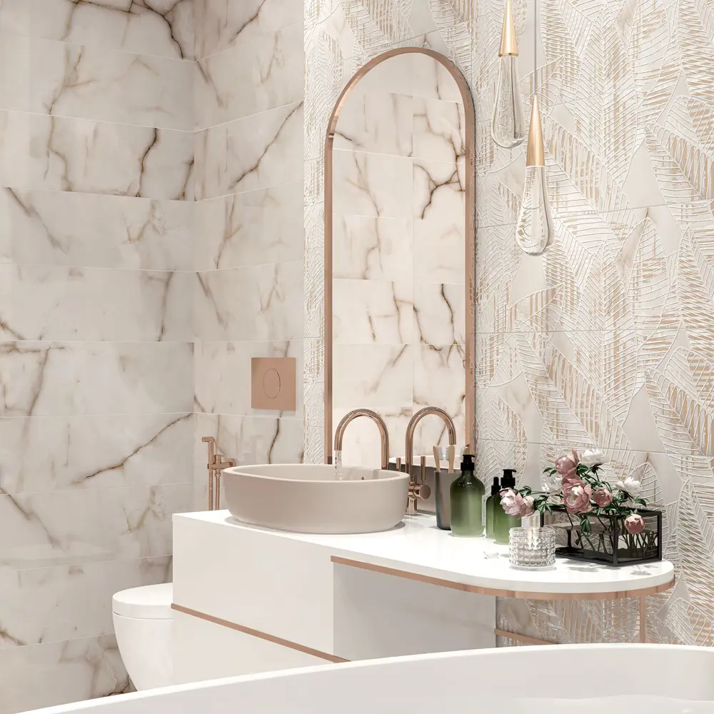 Фото 3 Панно Eletto ceramica 588382001ufa 24.2x70см цвет бежевый, белый Фото 3 Панно Eletto ceramica 588382001ufa 24.2x70см цвет бежевый, белый