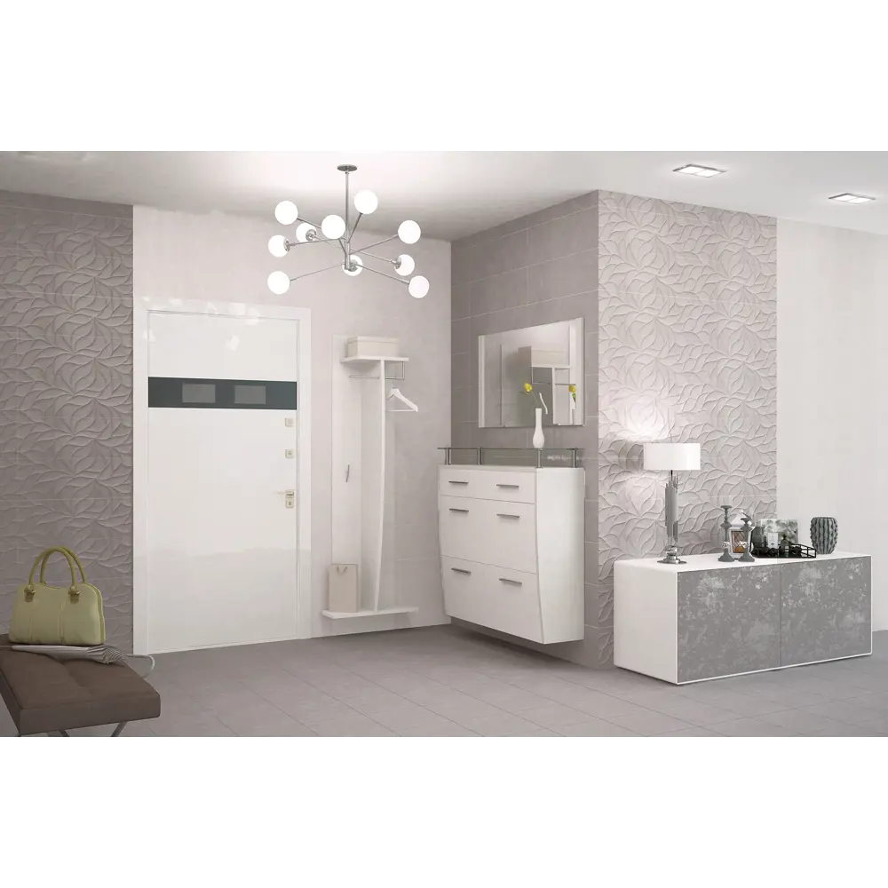 Фото Плитка настенная Eletto Ceramica Odense 506151102ufa, 24.20x70 см, цвет серый Фото Плитка настенная Eletto Ceramica Odense 506151102ufa, 24.20x70 см, цвет серый