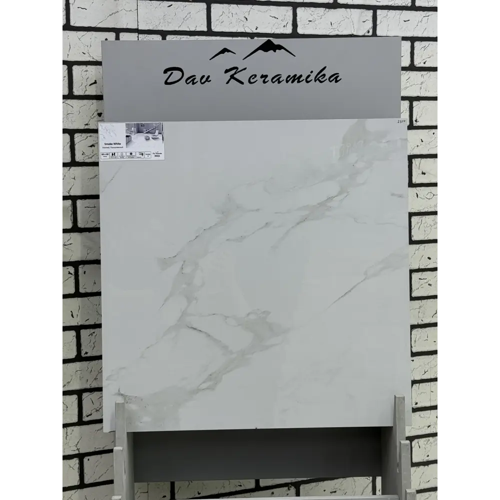 Фото 7 Керамогранит Davkeramika Premium 00-00000004 60x60см цвет smoke white 60x60 Фото 7 Керамогранит Davkeramika Premium 00-00000004 60x60см цвет smoke white 60x60
