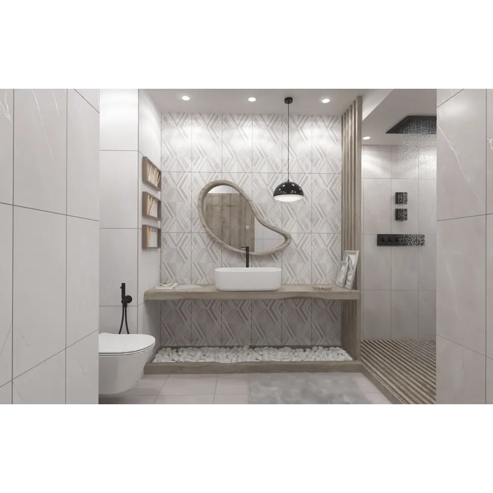 Фото 3 Керамическая плитка Kerlife Pulpis white Плитка 42.0*42.0 PULPIS GREY P 42x42см цвет серый/серебристый Фото 3 Керамическая плитка Kerlife Pulpis white Плитка 42.0*42.0 PULPIS GREY P 42x42см цвет серый/серебристый