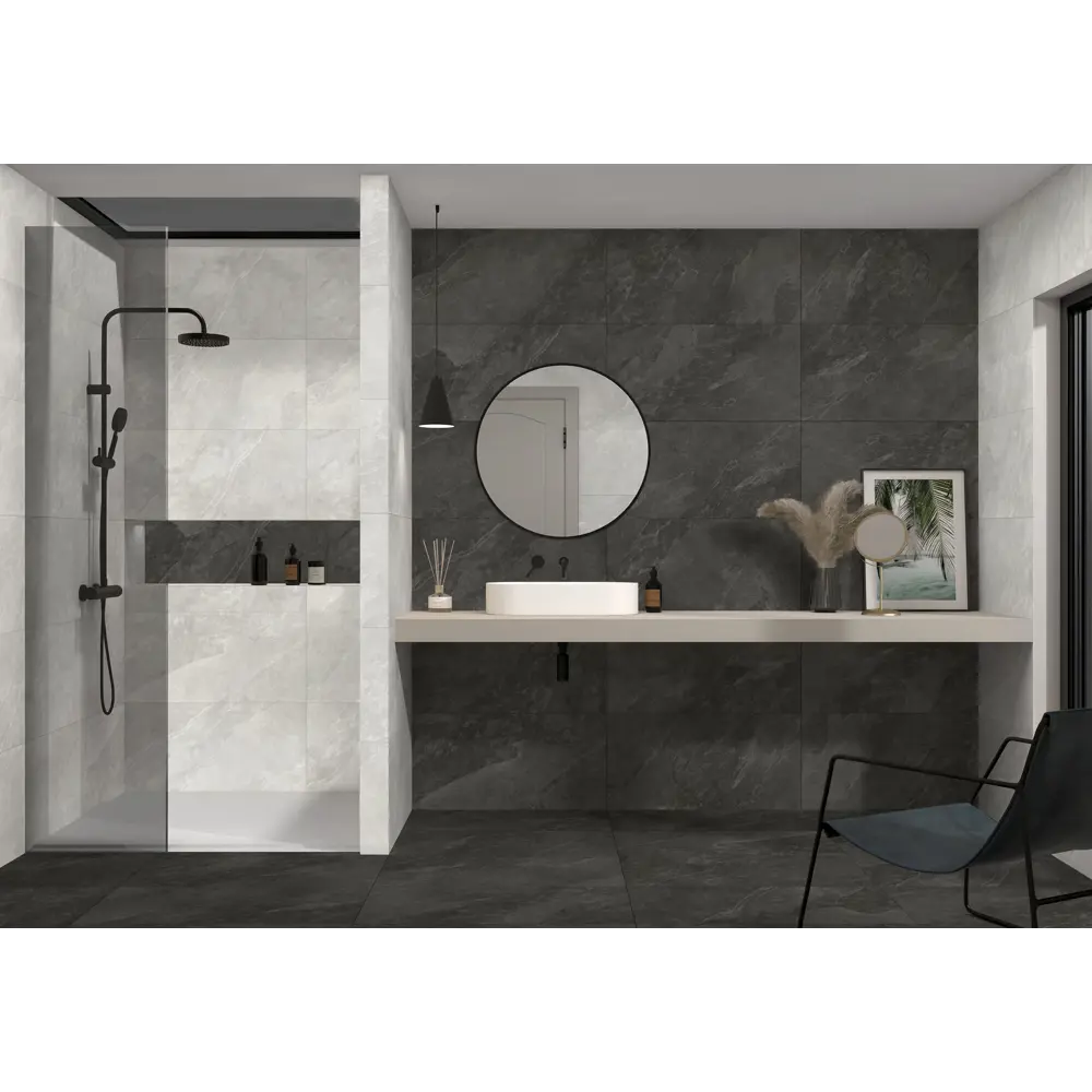Фото 6 Керамогранит Global tile Newton_gt GT408013705MSR11 40x80см цвет черный Фото 6 Керамогранит Global tile Newton_gt GT408013705MSR11 40x80см цвет черный