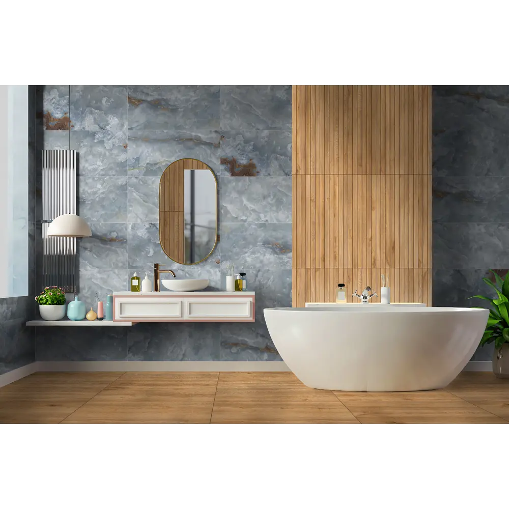 Фото 5 Керамогранит Global tile Woodstock_gt GT408013872MCR 40x80см цвет бежевый