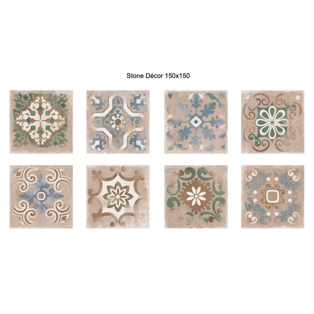 Фото 2 Настенная плитка Eletto ceramica Cartagena 00-00108656 15x15см цвет бежевый узор Фото 2 Настенная плитка Eletto ceramica Cartagena 00-00108656 15x15см цвет бежевый узор