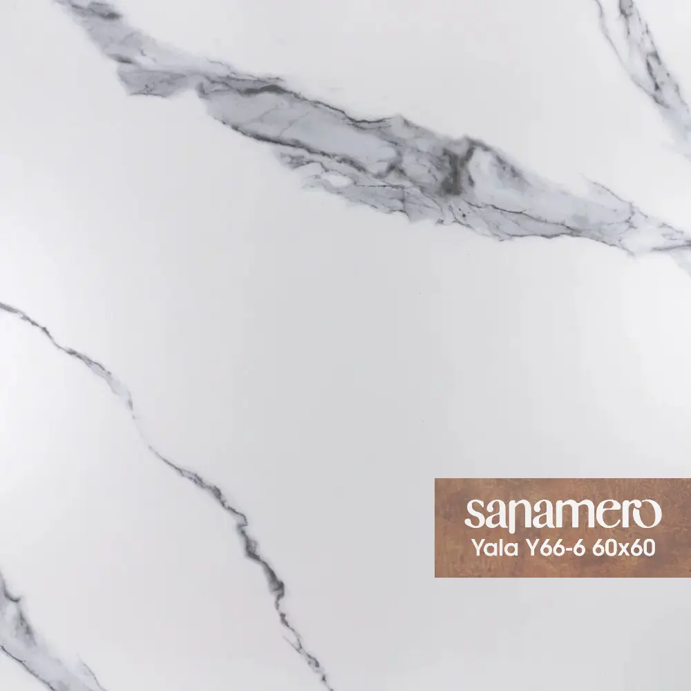 Фото 2 Керамогранит Sanamero Yala 91014 60x60см цвет белоснежный Фото 2 Керамогранит Sanamero Yala 91014 60x60см цвет белоснежный
