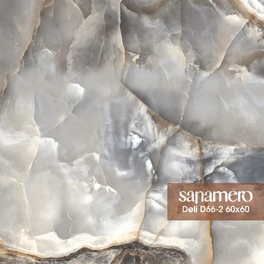 Фото 5 Керамогранит Sanamero Deli 91007 60x60см цвет серый оникс Фото 5 Керамогранит Sanamero Deli 91007 60x60см цвет серый оникс