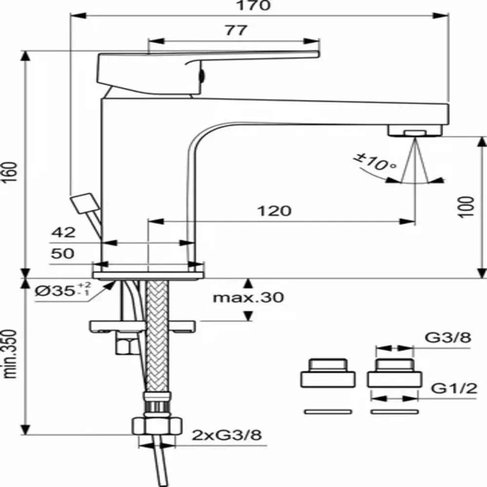 Фото 3 Смеситель для ванны Vidima Hype BD129AA Фото 3 Смеситель для ванны Vidima Hype BD129AA
