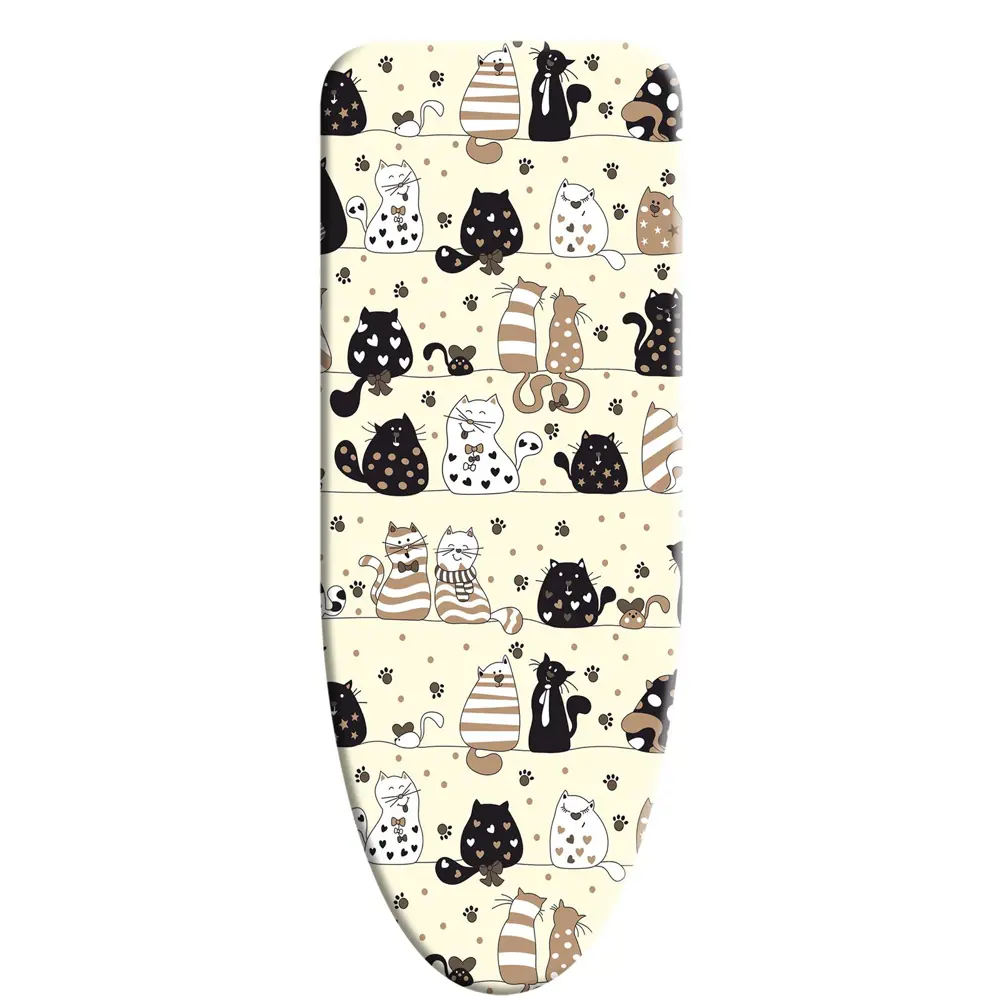 Фото Чехол для гладильной доски A13548-M-CB размер 135x48 см (M), Cats Beige Фото Чехол для гладильной доски A13548-M-CB размер 135x48 см (M), Cats Beige