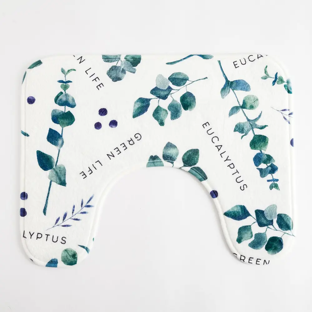 Фото 5 Набор ковриков для ванной Этель Эвкалипт 2 шт, 80x50 см, 50x40 см