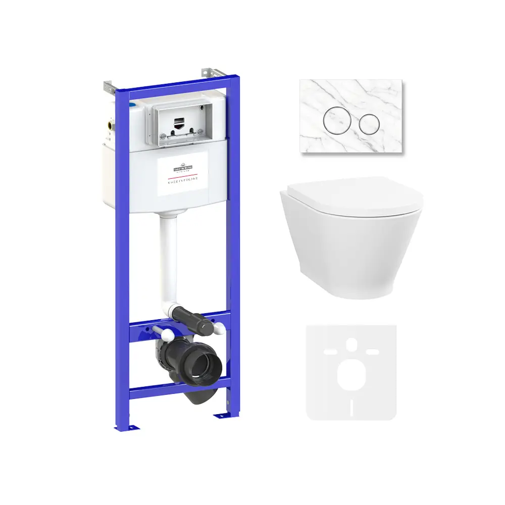 Фото Комплект инсталляции с унитазом Lavinia Boho Elegant Rimless 87561087 Фото Комплект инсталляции с унитазом Lavinia Boho Elegant Rimless 87561087