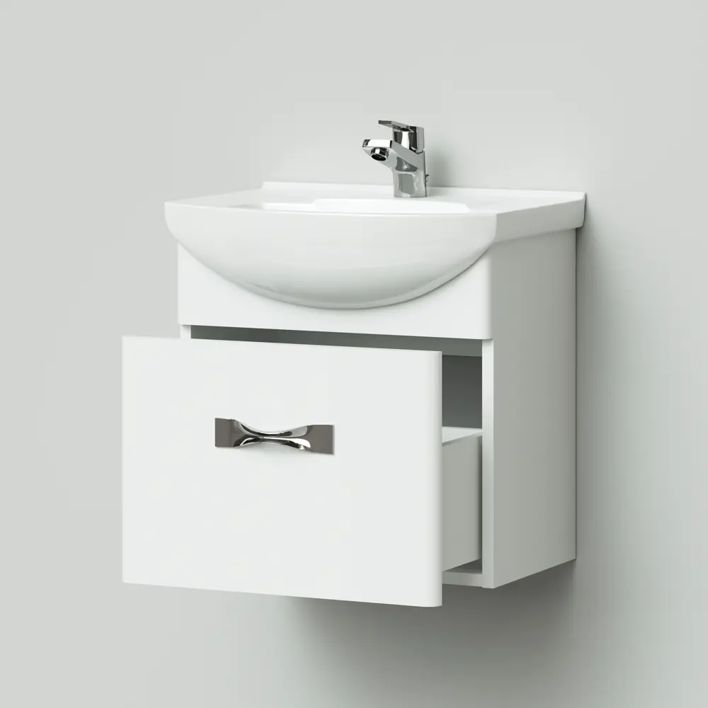 Фото 3 Тумба с раковиной подвесная Итана Анкона 50 500x415x520 Фото 3 Тумба с раковиной подвесная Итана Анкона 50 500x415x520