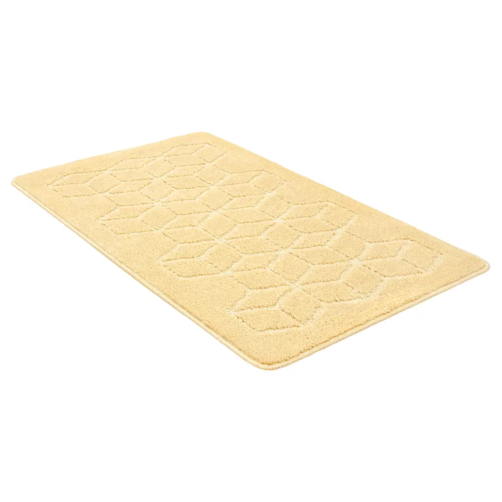 Фото Коврик для ванной комнаты Shahintex РР 811557 60x100 см цвет кремовый