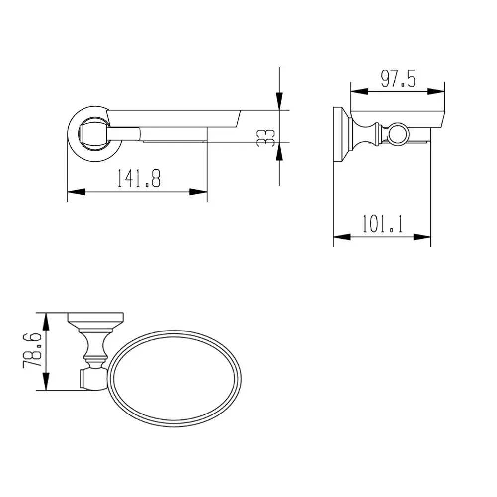 Фото 4 Мыльница металлическая Raiber RB52005