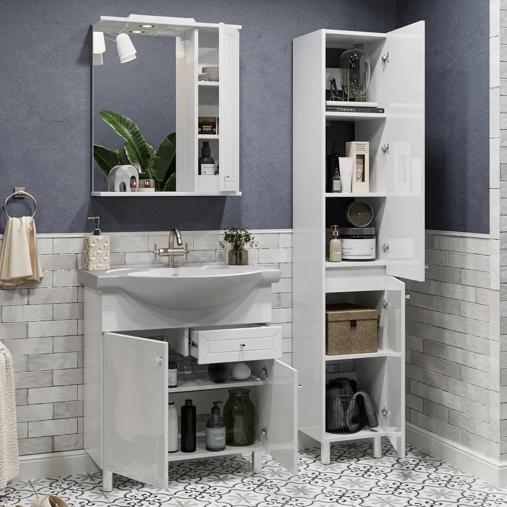 Фото 5 Тумба под раковину напольная SanStar Бриз 75 70см Фото 5 Тумба под раковину напольная SanStar Бриз 75 70см