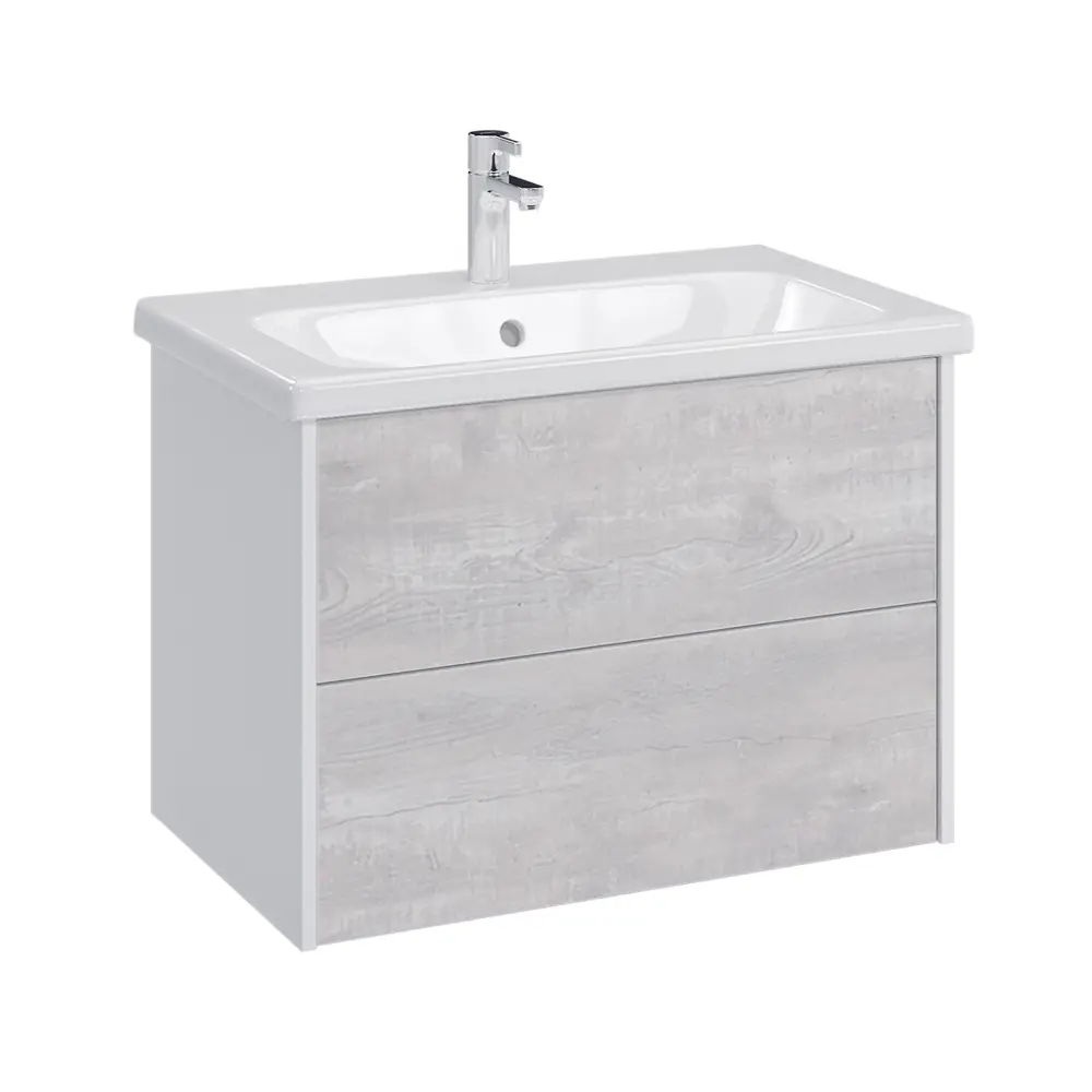 Фото 2 Тумба под раковину настенная SanStar Trend 80 74см