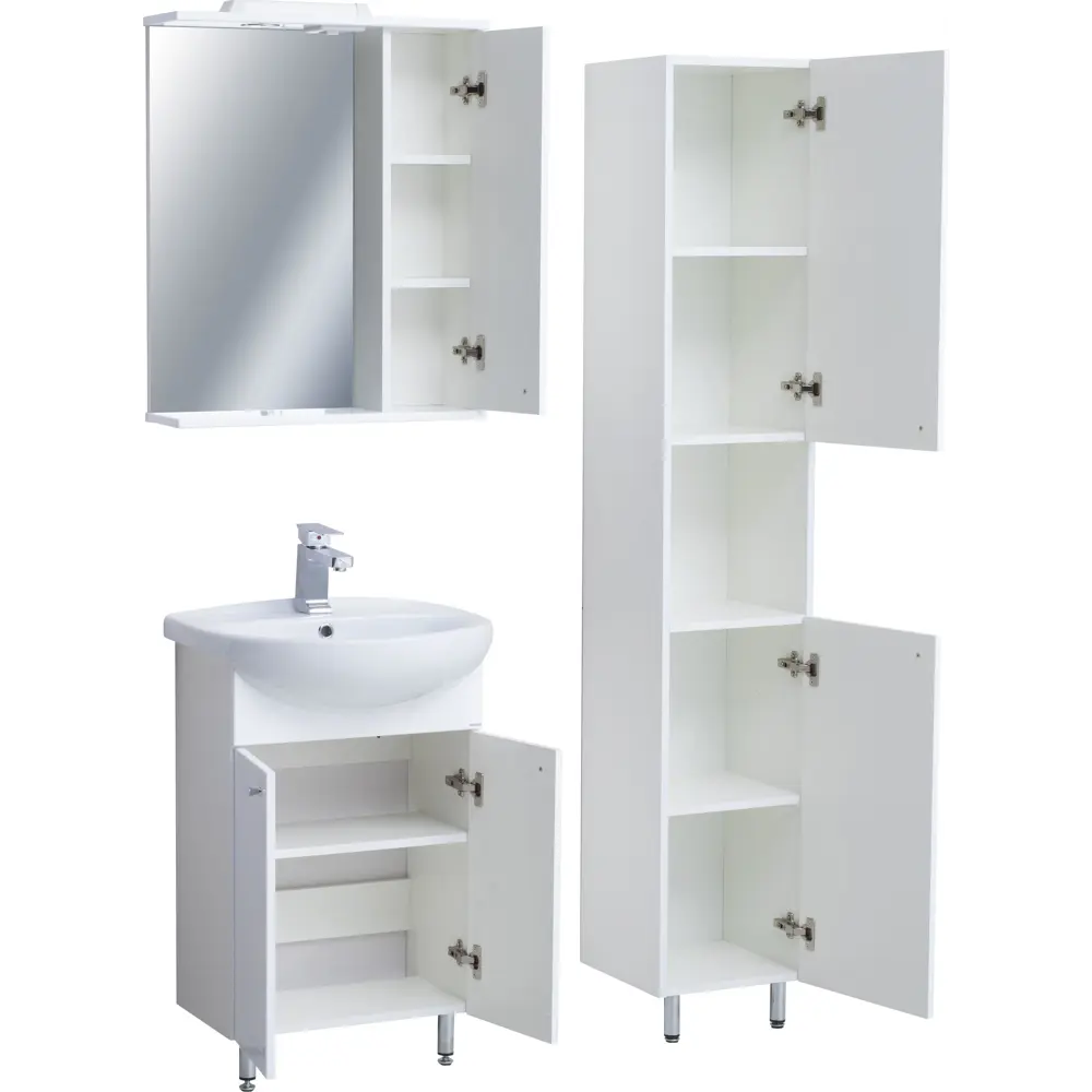 Фото 3 Тумба под раковину напольная SanStar Июнь 55 49см Фото 3 Тумба под раковину напольная SanStar Июнь 55 49см