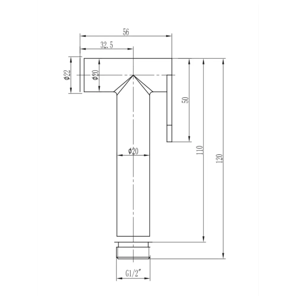 Фото 2 Душевая лейка Esko HSB150 1 режим цвет хром