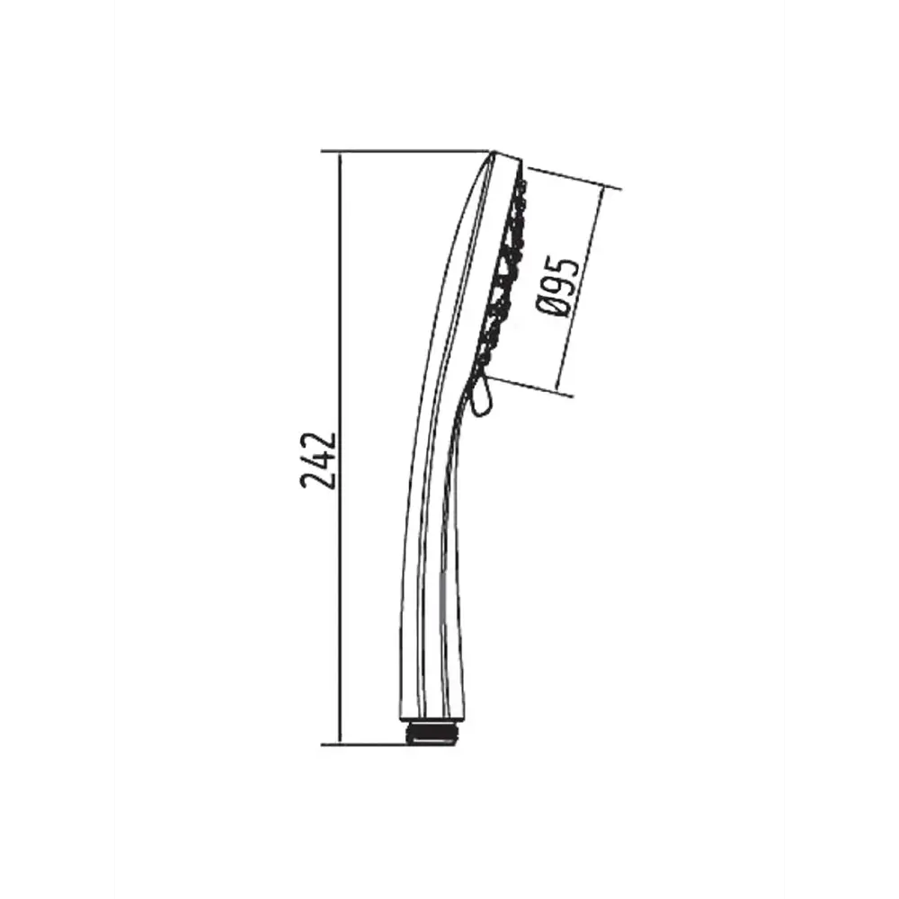 Фото 2 Лейка для душа Esko SPL953 3-режимная цвет хром
