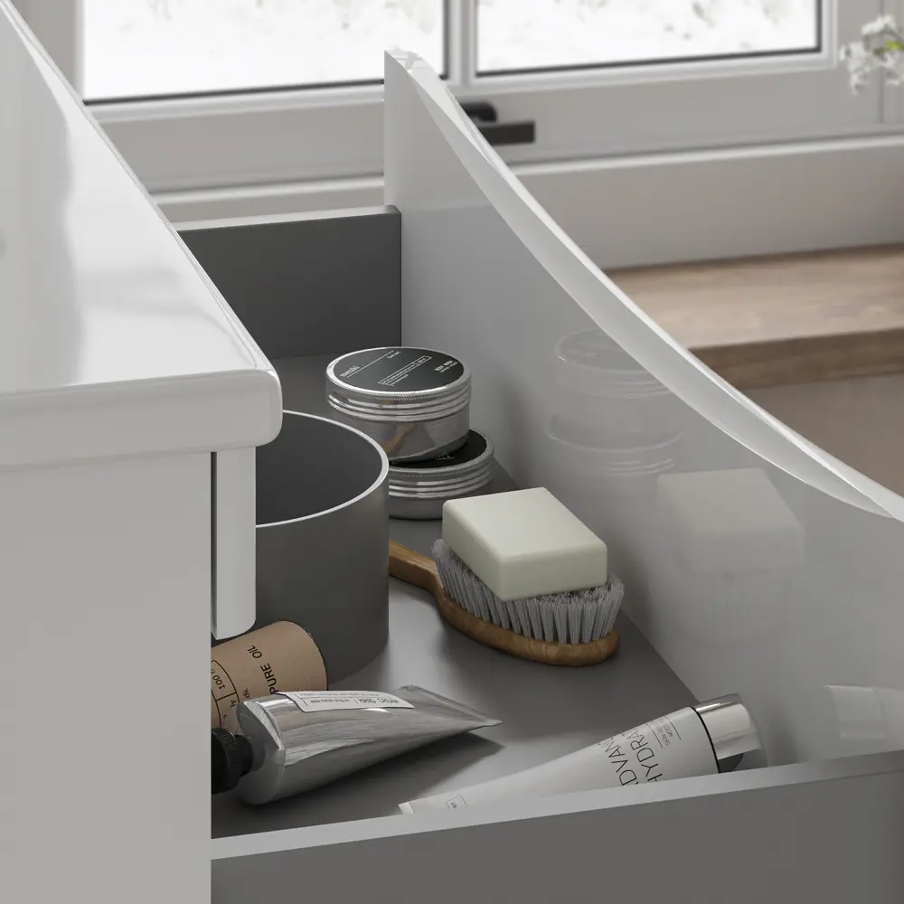 Фото 6 Тумба под раковину подвесная SanStar Smile 74см Фото 6 Тумба под раковину подвесная SanStar Smile 74см