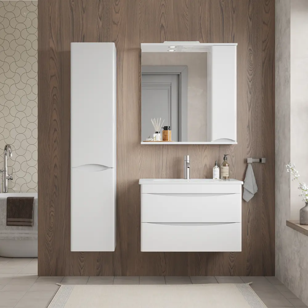 Фото 4 Тумба под раковину подвесная SanStar Smile 74см Фото 4 Тумба под раковину подвесная SanStar Smile 74см