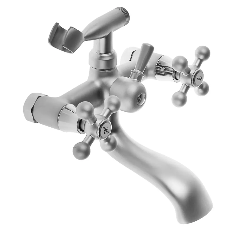 Фото Смеситель для ванны Accoona A6071U двухвентильный цвет хромированный