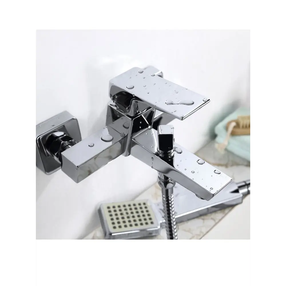 Фото 3 Смеситель для ванны и душа Argotech Grano 3505 однорычажный цвет хром Фото 3 Смеситель для ванны и душа Argotech Grano 3505 однорычажный цвет хром