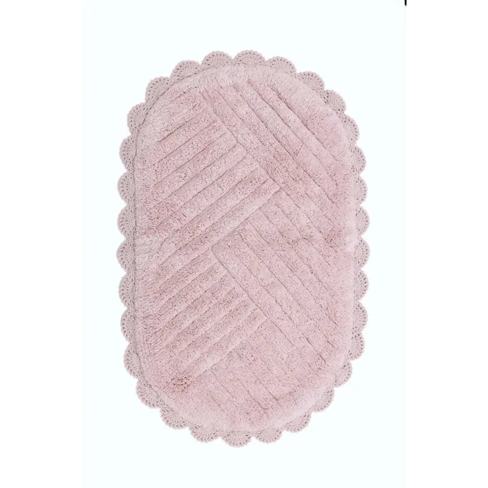 Фото Коврик для ванной Sofi De MarkO Emma 100x60см цвет пудровый Фото Коврик для ванной Sofi De MarkO Emma 100x60см цвет пудровый