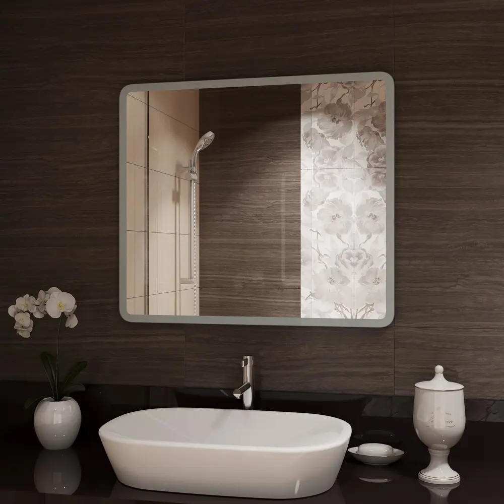 Фото 3 Зеркало Континент Demure с подсветкой 80x90см Фото 3 Зеркало Континент Demure с подсветкой 80x90см