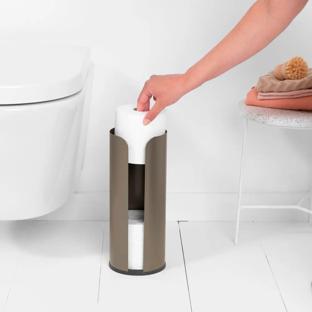 Фото 5 Держатель для туалетной бумаги Brabantia 280542 цвет платиновый Фото 5 Держатель для туалетной бумаги Brabantia 280542 цвет платиновый