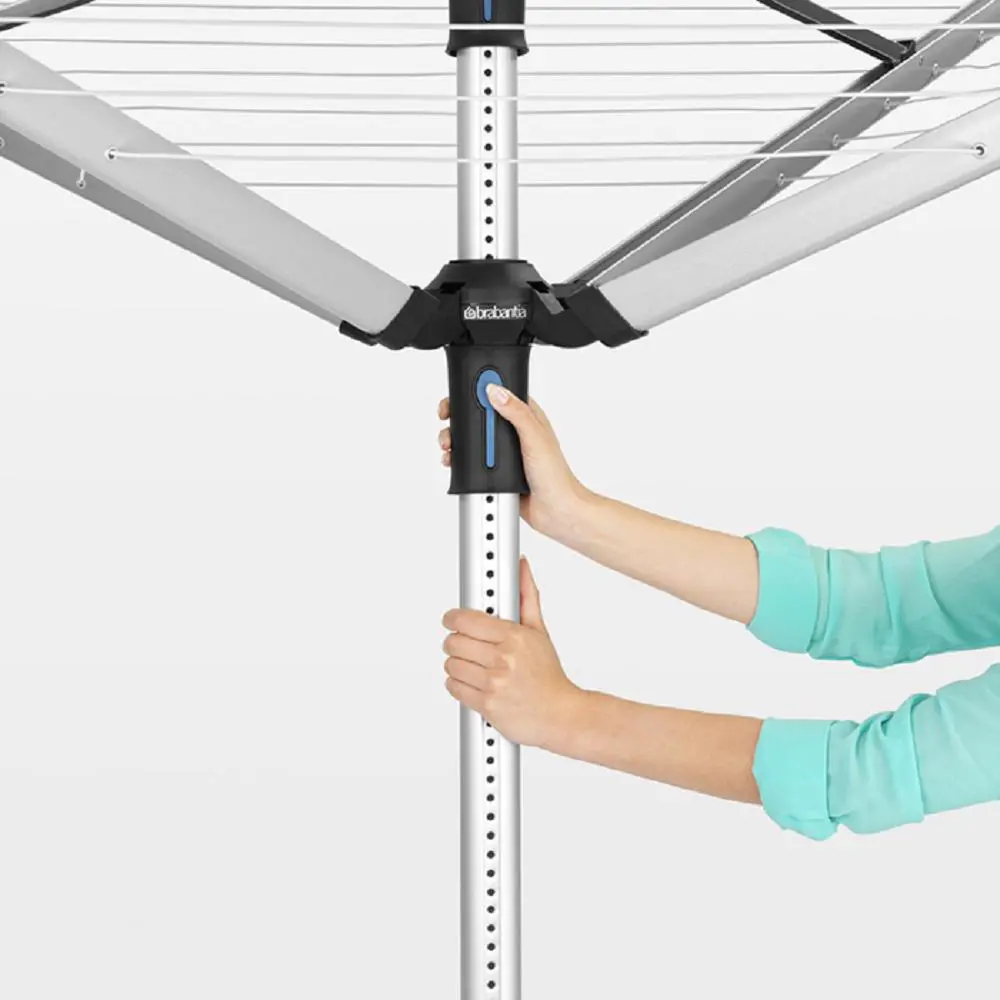 Фото 8 Сушилка для белья Brabantia "Lift-O-Matic Advance" серый металлик 50 м 100222 Фото 8 Сушилка для белья Brabantia "Lift-O-Matic Advance" серый металлик 50 м 100222
