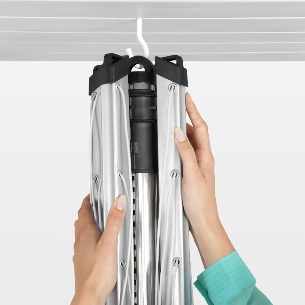 Фото 3 Сушилка для белья Brabantia "Lift-O-Matic" серый металлик 50м 310942 Фото 3 Сушилка для белья Brabantia "Lift-O-Matic" серый металлик 50м 310942