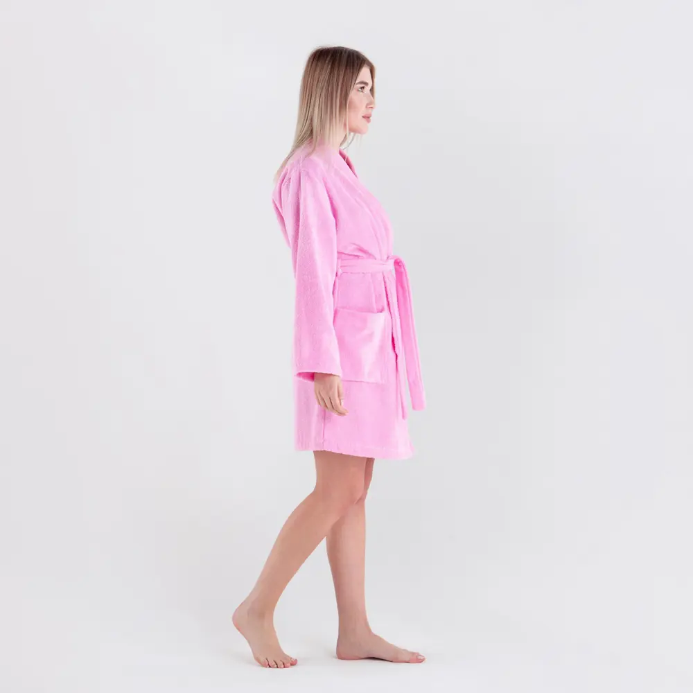 Фото 7 Халат Этель 4845998 размер 46-48 розовый Фото 7 Халат Этель 4845998 размер 46-48 розовый