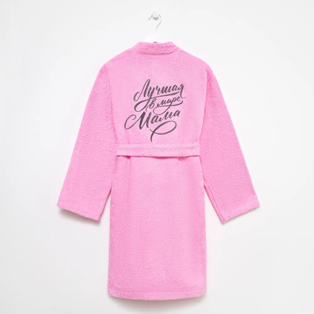 Фото 4 Халат Этель 4845998 размер 46-48 розовый Фото 4 Халат Этель 4845998 размер 46-48 розовый