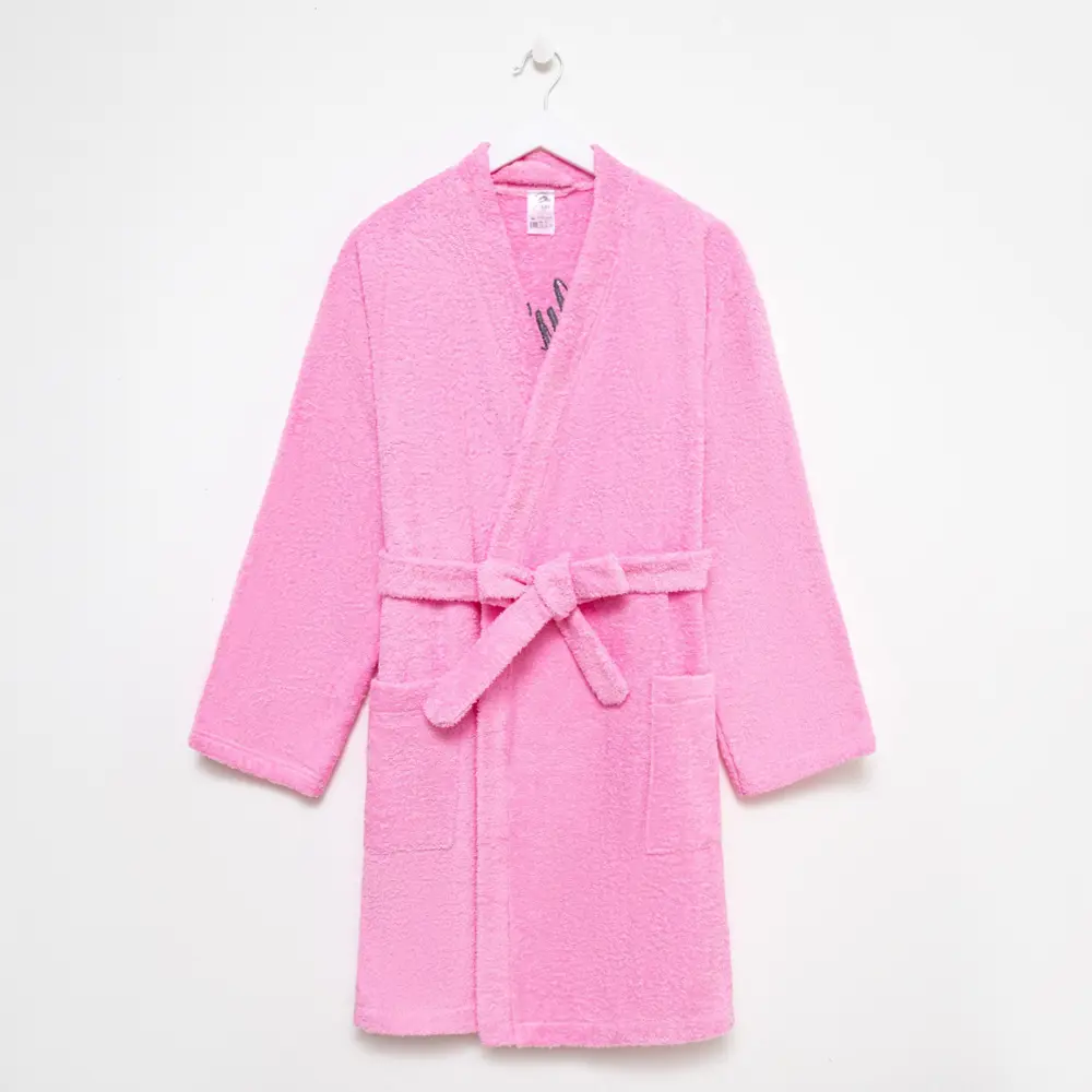 Фото 2 Халат Этель 4845998 размер 46-48 розовый Фото 2 Халат Этель 4845998 размер 46-48 розовый