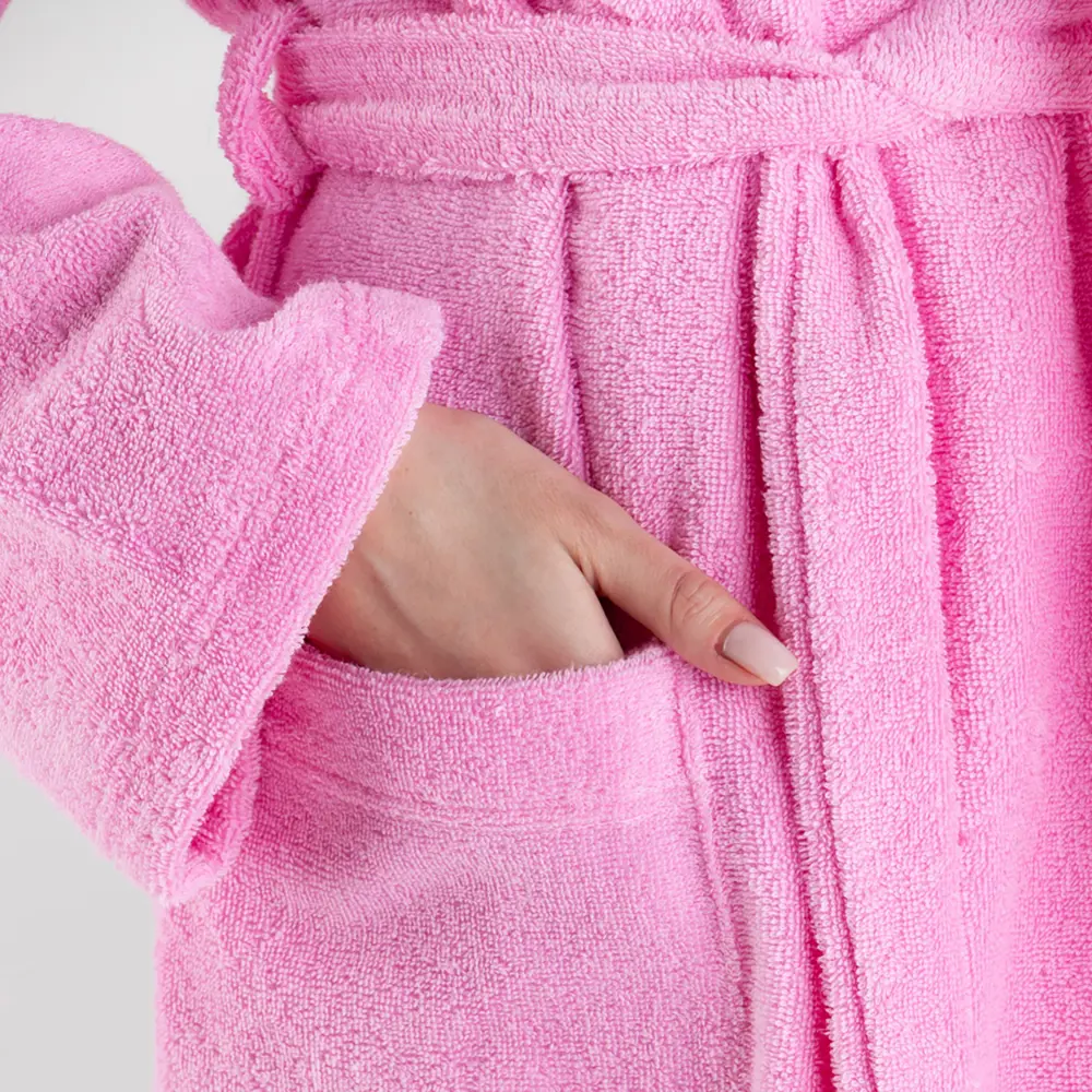 Фото 10 Халат Этель 4845998 размер 46-48 розовый Фото 10 Халат Этель 4845998 размер 46-48 розовый