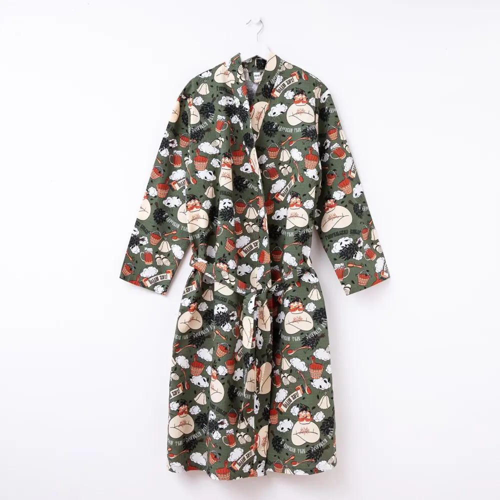 Фото Халат Этель 5928273 размер 54 разноцветный