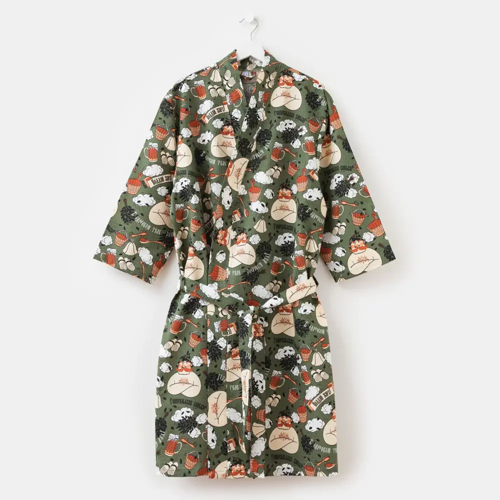 Фото Халат Этель 5928269 размер 54 разноцветный Фото Халат Этель 5928269 размер 54 разноцветный