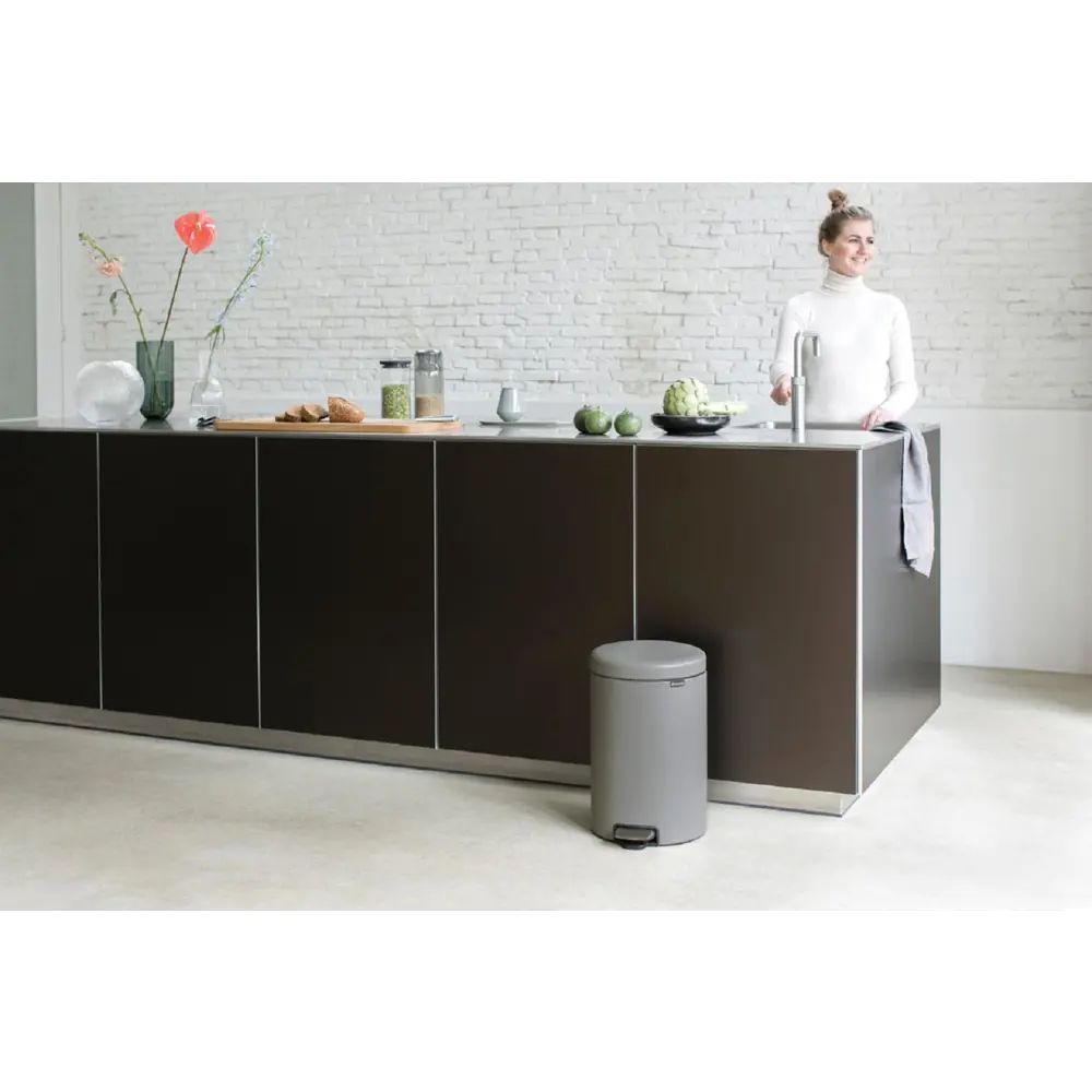 Фото 4 Ведро мусорное Brabantia NewIcon 119163 20л цвет серый