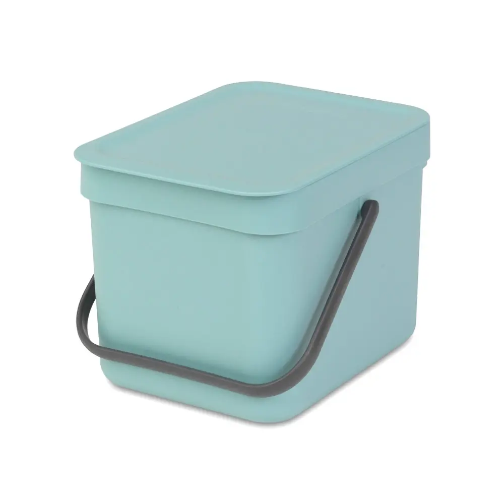 Фото Ведро мусорное Brabantia Sort & Go 109645 6л цвет мятный Фото Ведро мусорное Brabantia Sort & Go 109645 6л цвет мятный
