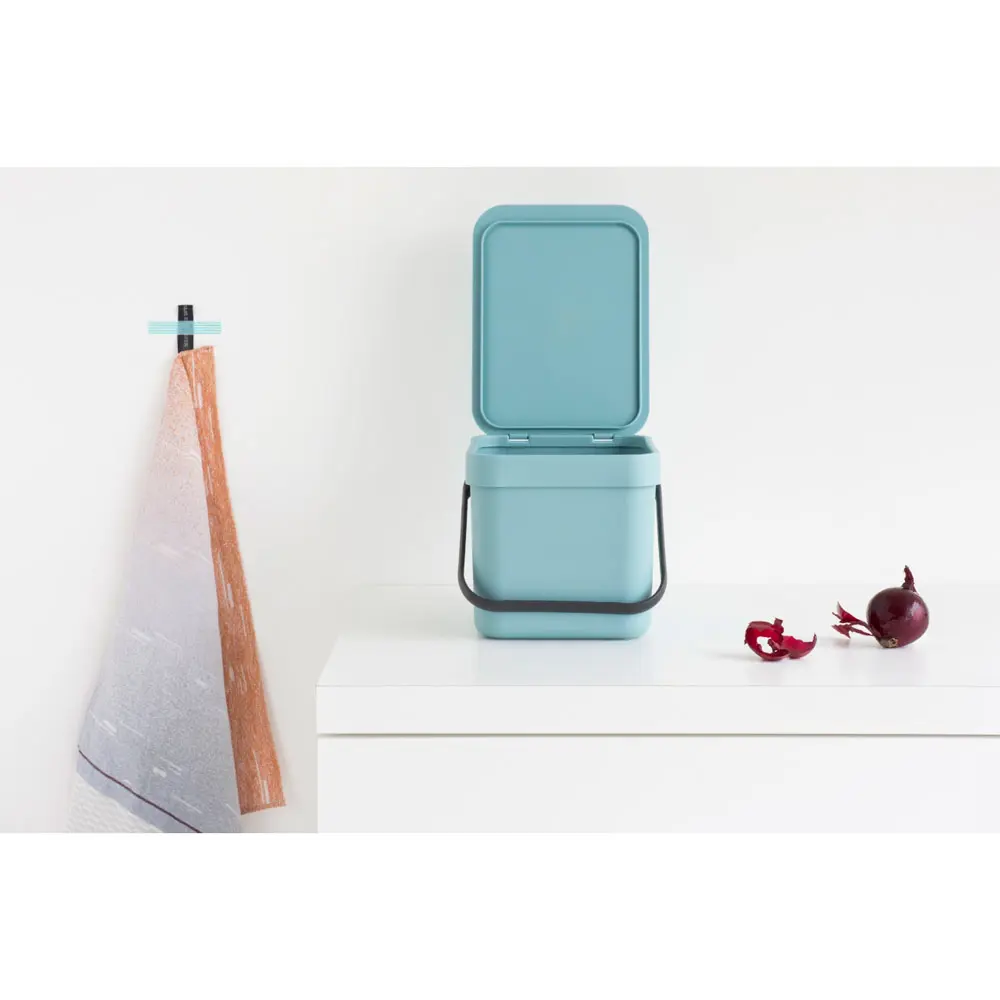 Фото 2 Ведро мусорное Brabantia Sort & Go 109645 6л цвет мятный Фото 2 Ведро мусорное Brabantia Sort & Go 109645 6л цвет мятный