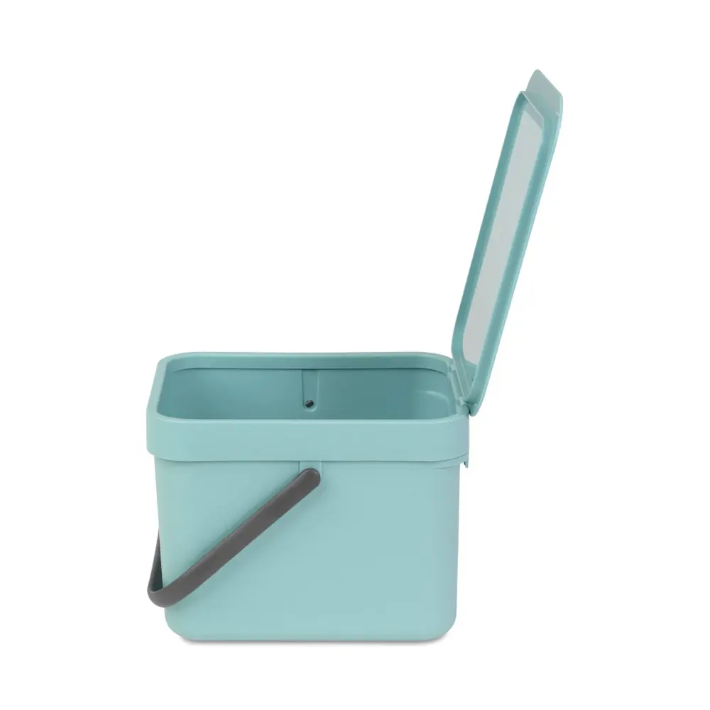 Фото 5 Ведро мусорное Brabantia Sort & Go 109645 6л цвет мятный Фото 5 Ведро мусорное Brabantia Sort & Go 109645 6л цвет мятный