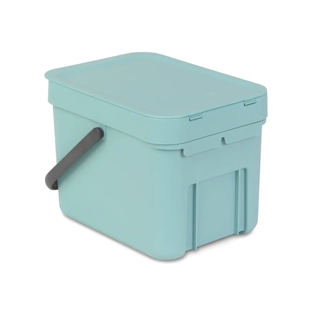 Фото 4 Ведро мусорное Brabantia Sort & Go 109645 6л цвет мятный Фото 4 Ведро мусорное Brabantia Sort & Go 109645 6л цвет мятный