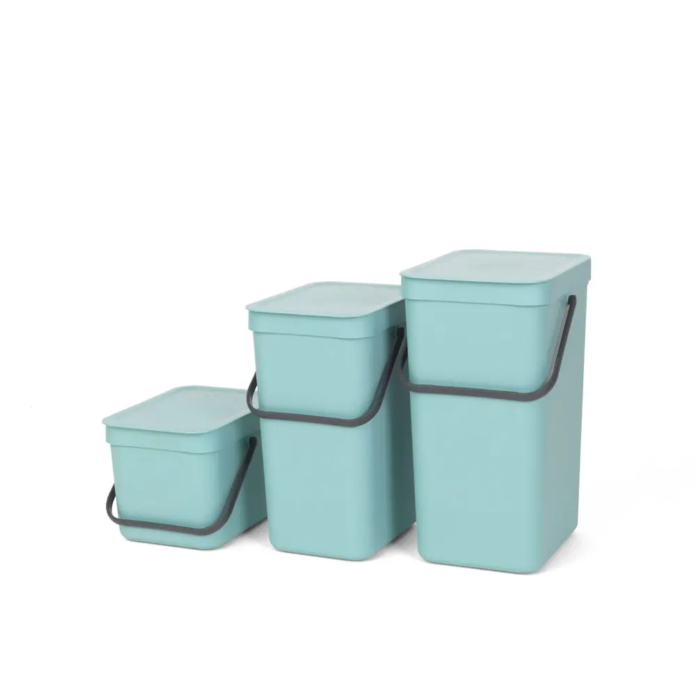 Фото 6 Ведро мусорное Brabantia Sort & Go 109645 6л цвет мятный Фото 6 Ведро мусорное Brabantia Sort & Go 109645 6л цвет мятный