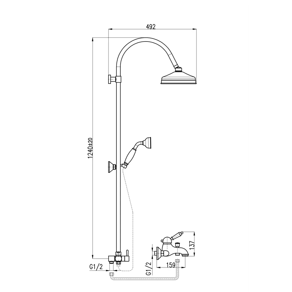 Фото Смеситель для ванны RavSlezak Labe L554.5/3SM однорычажный цвет бронза Фото Смеситель для ванны RavSlezak Labe L554.5/3SM однорычажный цвет бронза