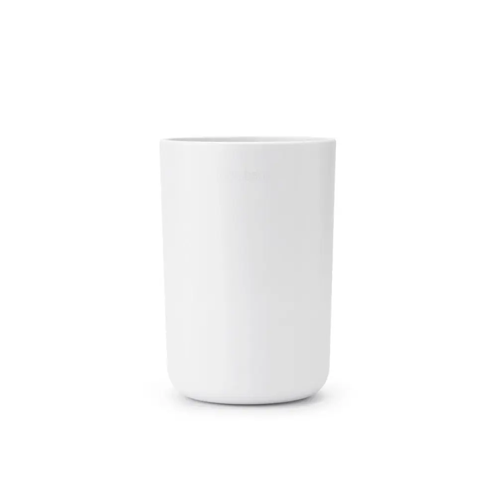 Фото Стакан для зубных щеток Brabantia "ReNew" цвет белый Фото Стакан для зубных щеток Brabantia "ReNew" цвет белый