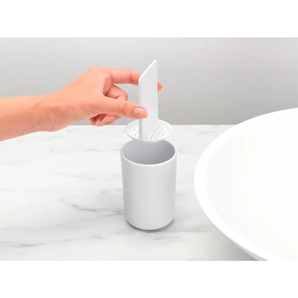 Фото 5 Стакан для зубных щеток Brabantia "ReNew" цвет белый Фото 5 Стакан для зубных щеток Brabantia "ReNew" цвет белый