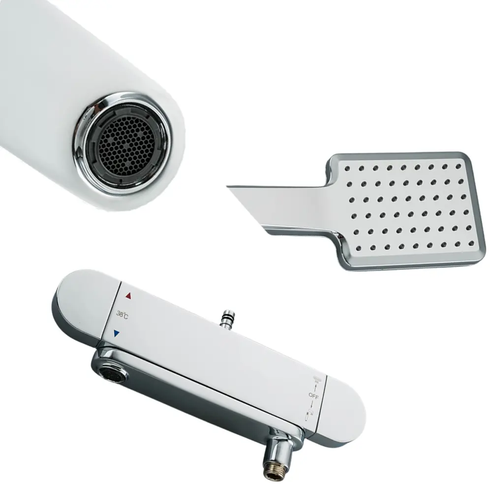 Фото 2 Душевая система Gappo G2483-40 1 режим цвет хром Фото 2 Душевая система Gappo G2483-40 1 режим цвет хром
