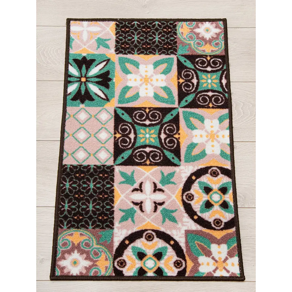 Фото Коврик для ванной комнаты Cleopatra 27988 120x80см цвет разноцветный Фото Коврик для ванной комнаты Cleopatra 27988 120x80см цвет разноцветный