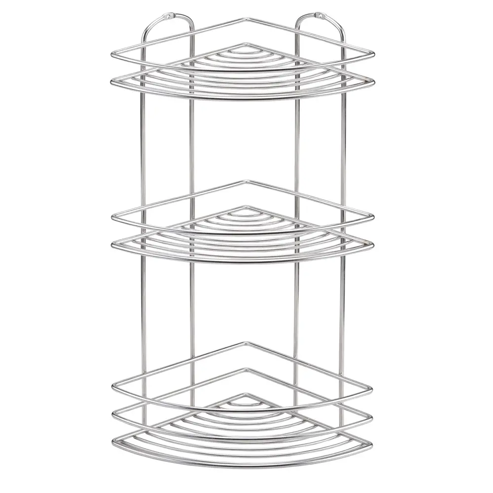 Фото Полка для ванной TEKNO-TEL BK023SSM угловая 20x46см цвет матовый Фото Полка для ванной TEKNO-TEL BK023SSM угловая 20x46см цвет матовый