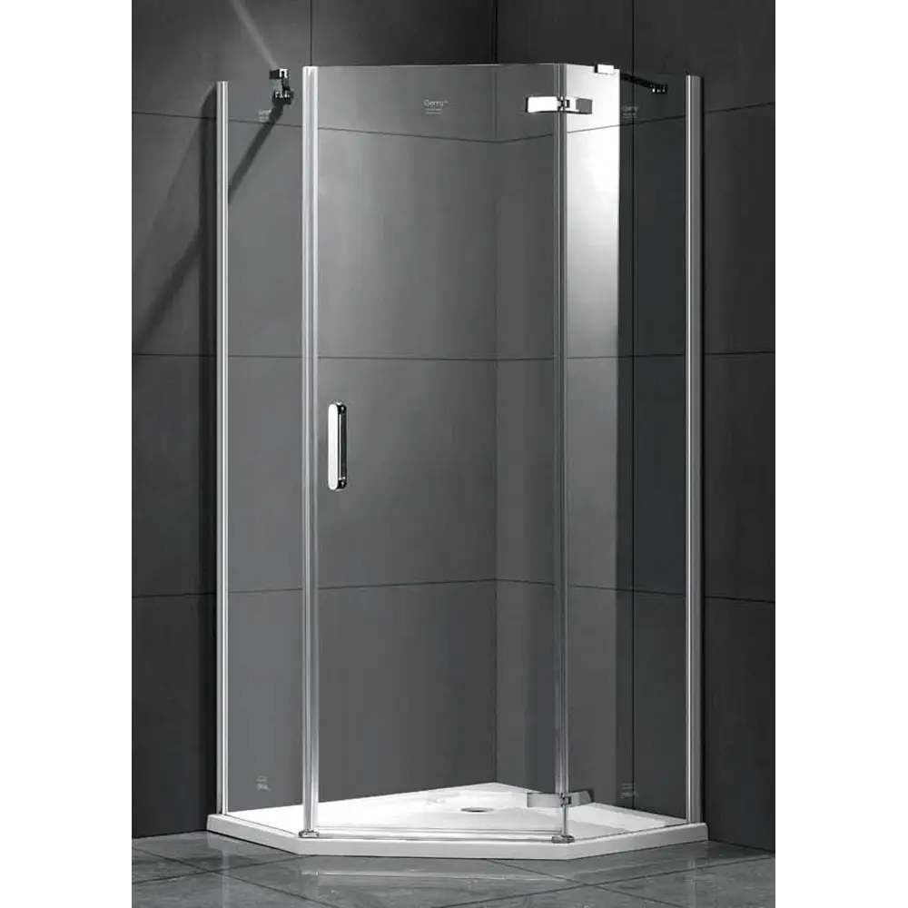 Фото 2 Душевая ширма Gemy Fall Tea S29115 ассиметричный 90x90см Фото 2 Душевая ширма Gemy Fall Tea S29115 ассиметричный 90x90см